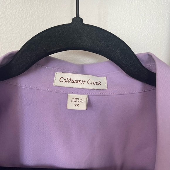 Purple Long sleeve Crop Top - Picture 4 of 5